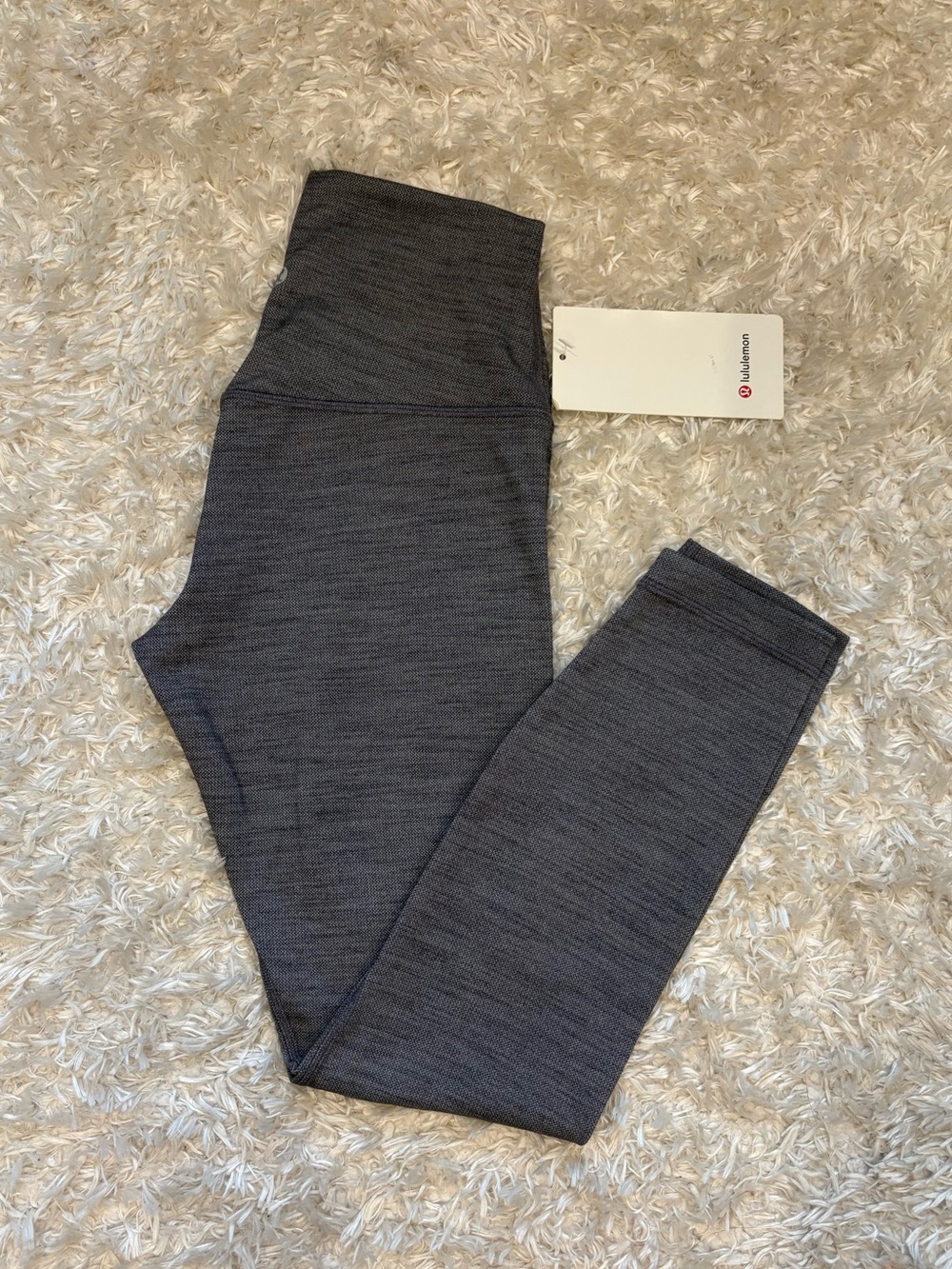 lululemon athletica Dark Grey Charcoal Heather High-Rise Leggings 25” Seam